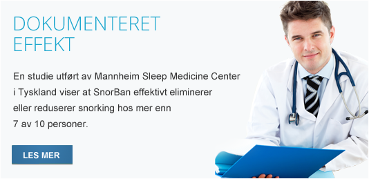 SnorBan snorkeskinne med dokumenteret effekt