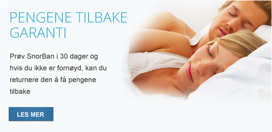 SnorBan snorkeskinne med pengene tilbake garanti